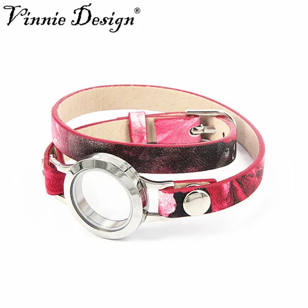Vinnie дизайн высококачественные кожаные браслеты браслет из нержавеющей стали