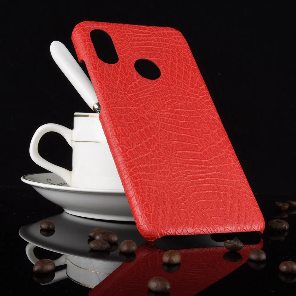 For Xiaomi Mi 8 Se Case Super Slim Crocodile Skin Texture Hard Leather Back Cover Shield Smart Phone Protective Shell |