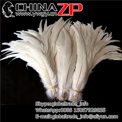 Beige Сделано в CHINAZP с фабрики 100 шт./лот 30~ 35 см(12~ 14 дюймов) длина окрашенные Разноцветные перья петуха хвост - Цвет: Beige