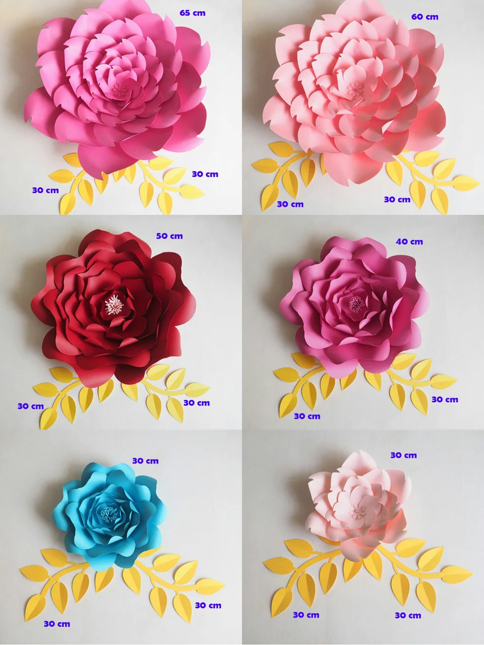 Искусственные цветы лист Fleurs Artificielles фон совпадающие листья гигантские бумажные листья Свадебная вечеринка Декор Детская гирлянда для душа