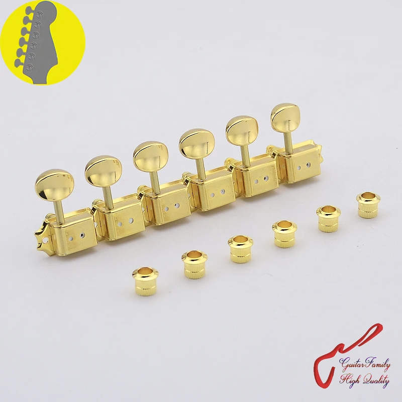 Оригинальный подлинный 6 в 1 GOTOH SDS510 05M HAPM Kluson старинный гитарный блокировщик