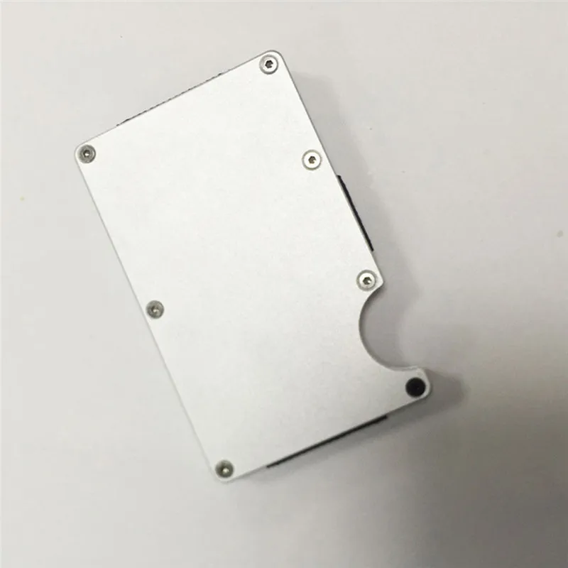 Бумажник из углеродного волокна металлический мини тонкий бумажник для мужчин