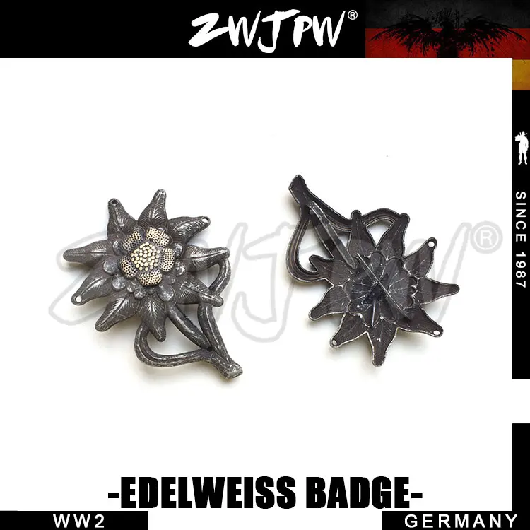 WW2 армейская элита Edelweiss шляпа для горных солдат кепка со значком Insignia DE/402126 |