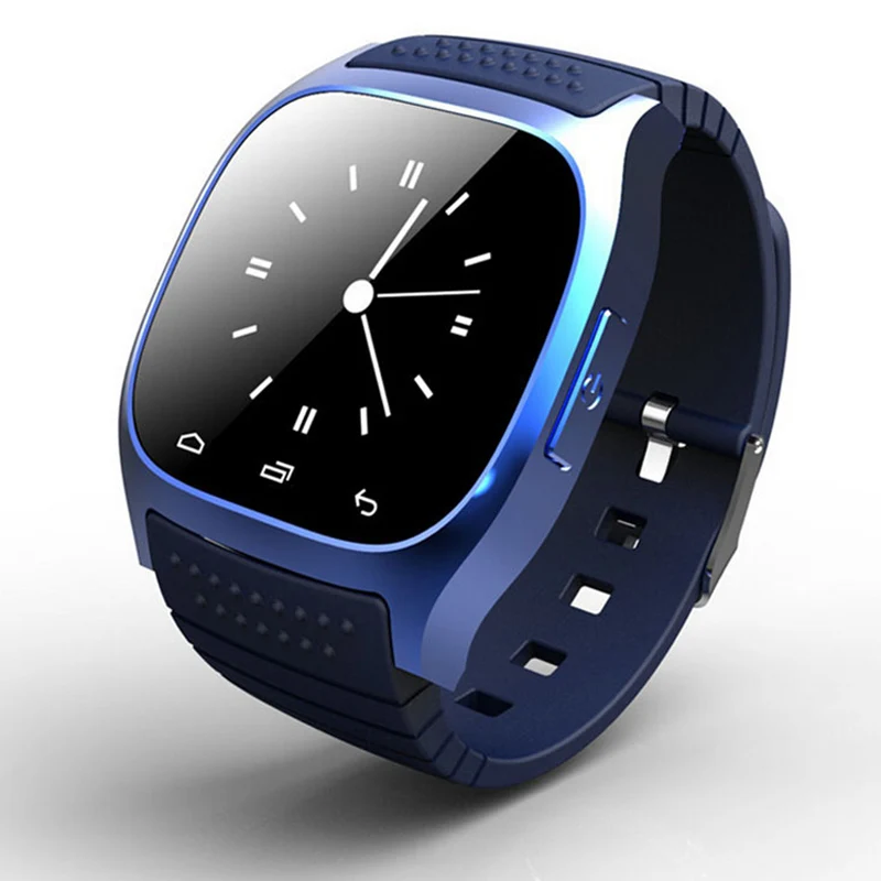 Bluetooth Smart часы M26 с плеера шагомер вызов SMS напомнить наручные для ОС Android