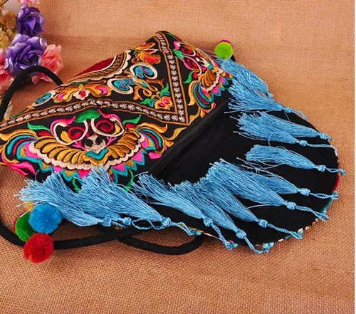 Этнический чехол с вышивкой холщовые сумки мессенджеры на плечо женские