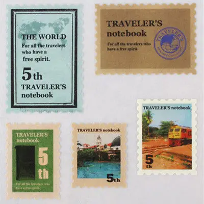 Винтажные классические бумажные наклейки в стиле ретро 18 шт./4 листа для