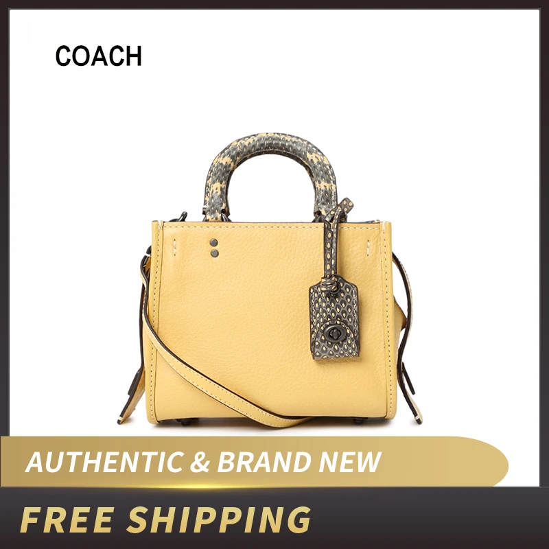 Coach Rogue Pebble Кожаная НАПЛЕЧНАЯ сумка портфель Bag12160|Сумки с ручками| |