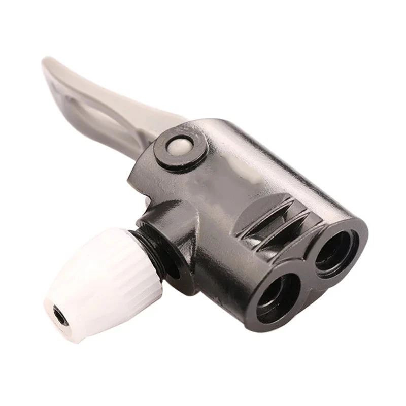 

Inflator mouth bicycle pump mouth clip the United States turn English multi-use double head smart mouth