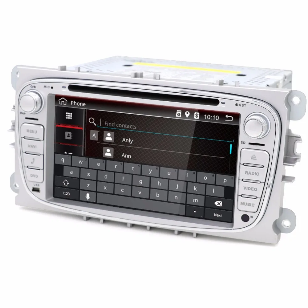KLYDE 2 Din " Android 8,1 8 ядерный для FORD FOCUS MONDEO S-MAX подключения 2008-2011 Android 7,1 четырехъядерный автомобильный радиоприемник