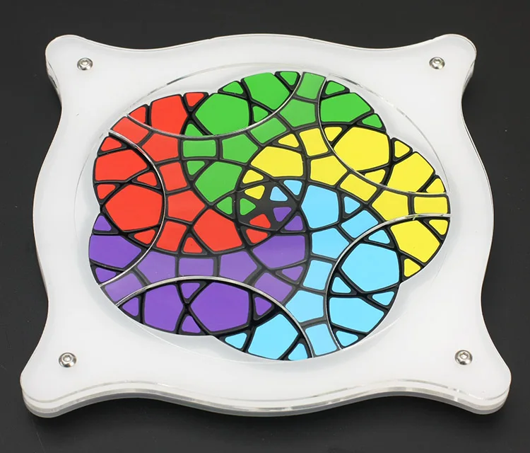 Ограниченная версия VeryPuzzle Герань V волшебный куб головоломка черный Cubo Magico