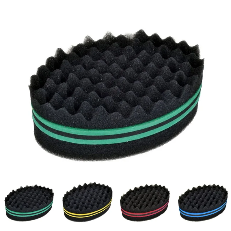 Волна Парикмахерская Кисточки губка для Dreads афро locs Твист Curl катушки DIY