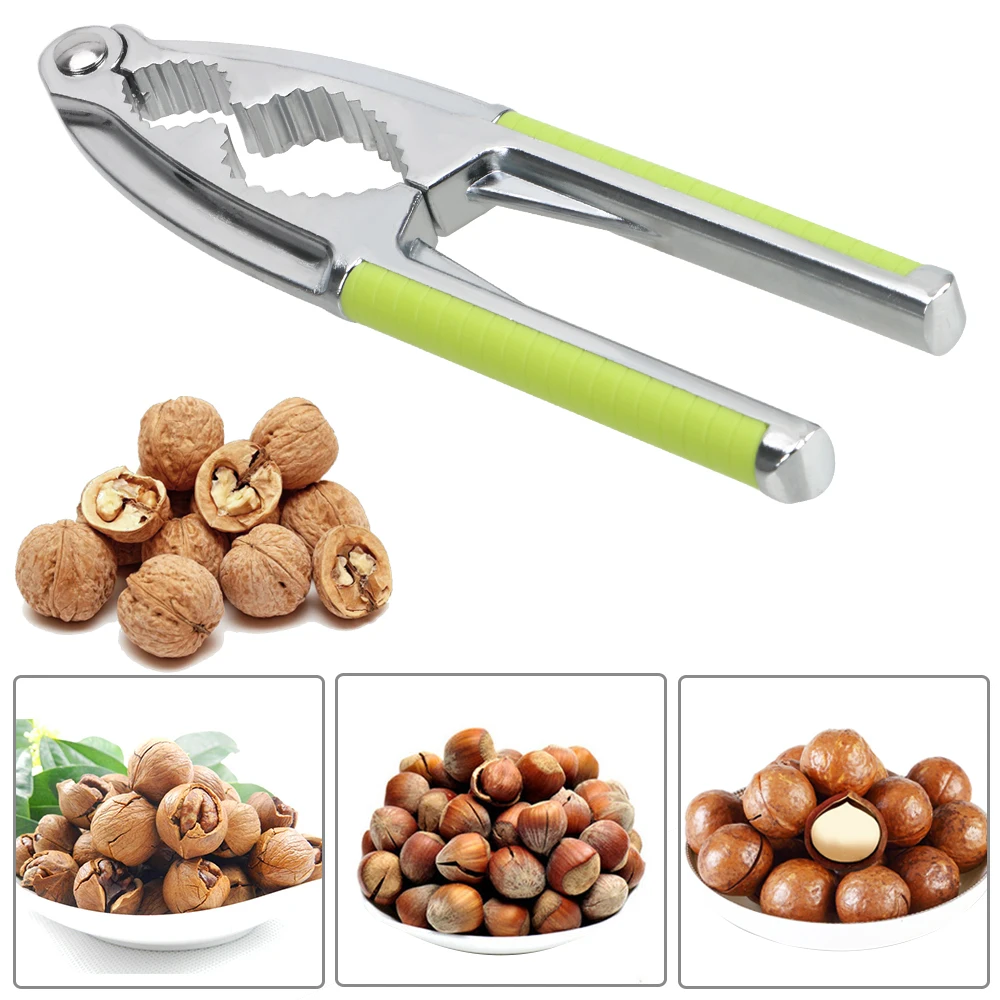 HILIFE Нержавеющая сталь Щелкунчик Pine Pecan щипцы для орехов Sheller орехоколка Щелкунчик мульти-функция Быстрый приспособление для раскалывания грецких орехов