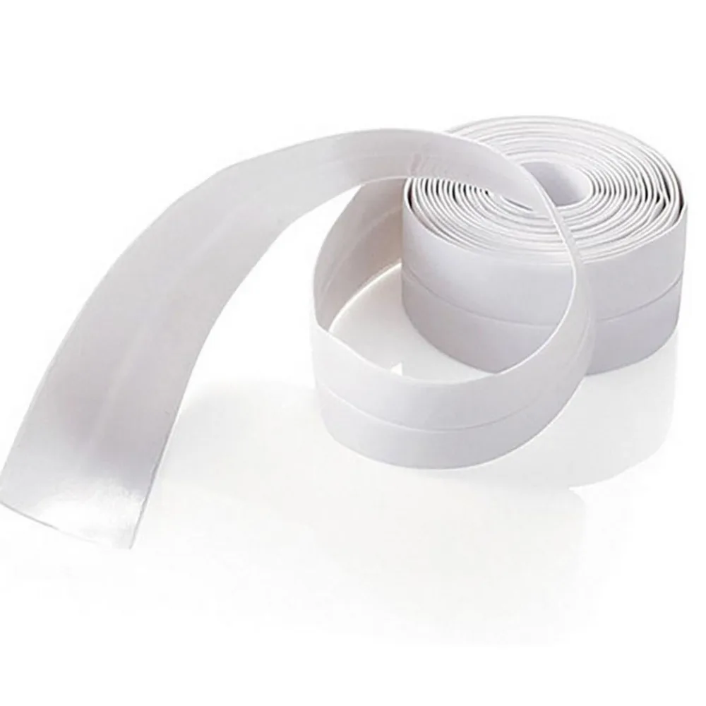 Waterproof Mold Proof Adhesive Tape Durable Use 1 ROLL PVC Material Kitchen Bathroom Wall Sealing Gadgets *C | Обустройство дома
