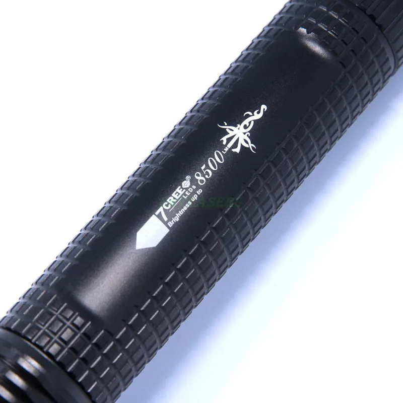 TrustFire J18 7T6 7* XM-L T6 8500 люмен 7 светодиодный самый мощный светодиодный фонарик(3*26650/3*18650