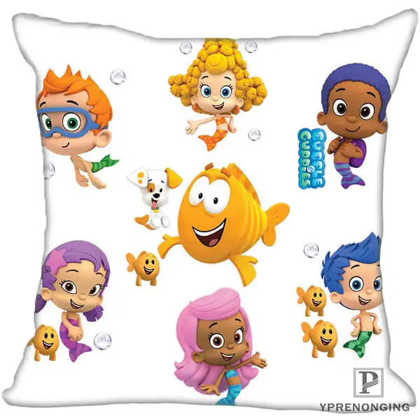 Square Pillowcases Заказная декоративная наволочка Bubble Guppies квадратная Наволочка на молнии лучший подарок(с одной стороны) 180516-23 - Цвет: Square Pillowcases