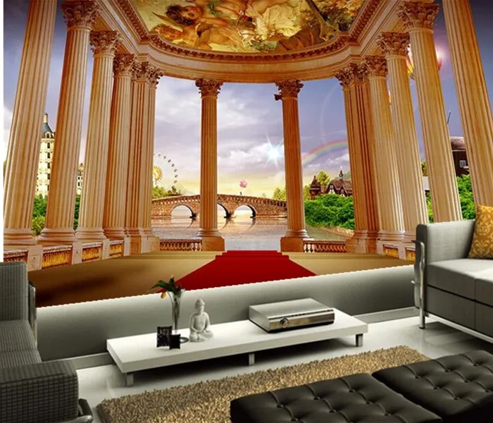 3D фрески на заказ обои для спальни гостиницы ресторана бара гостиной дивана