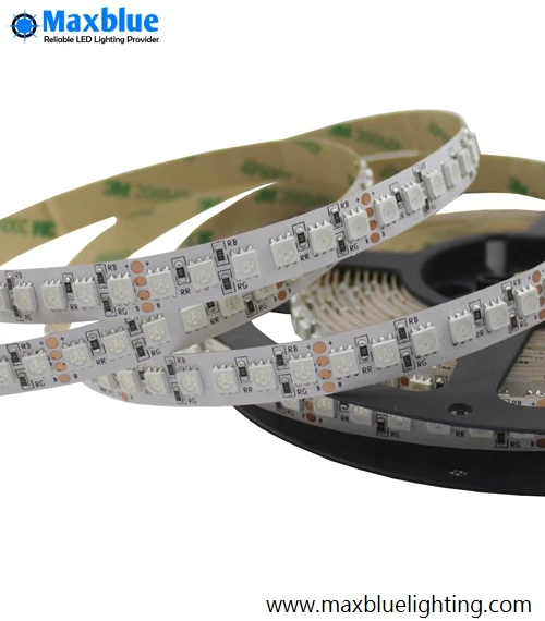 Светодиодная лента SMD5050 RGB 5 м 120 светодиодов/м Однорядная 24 В постоянного тока