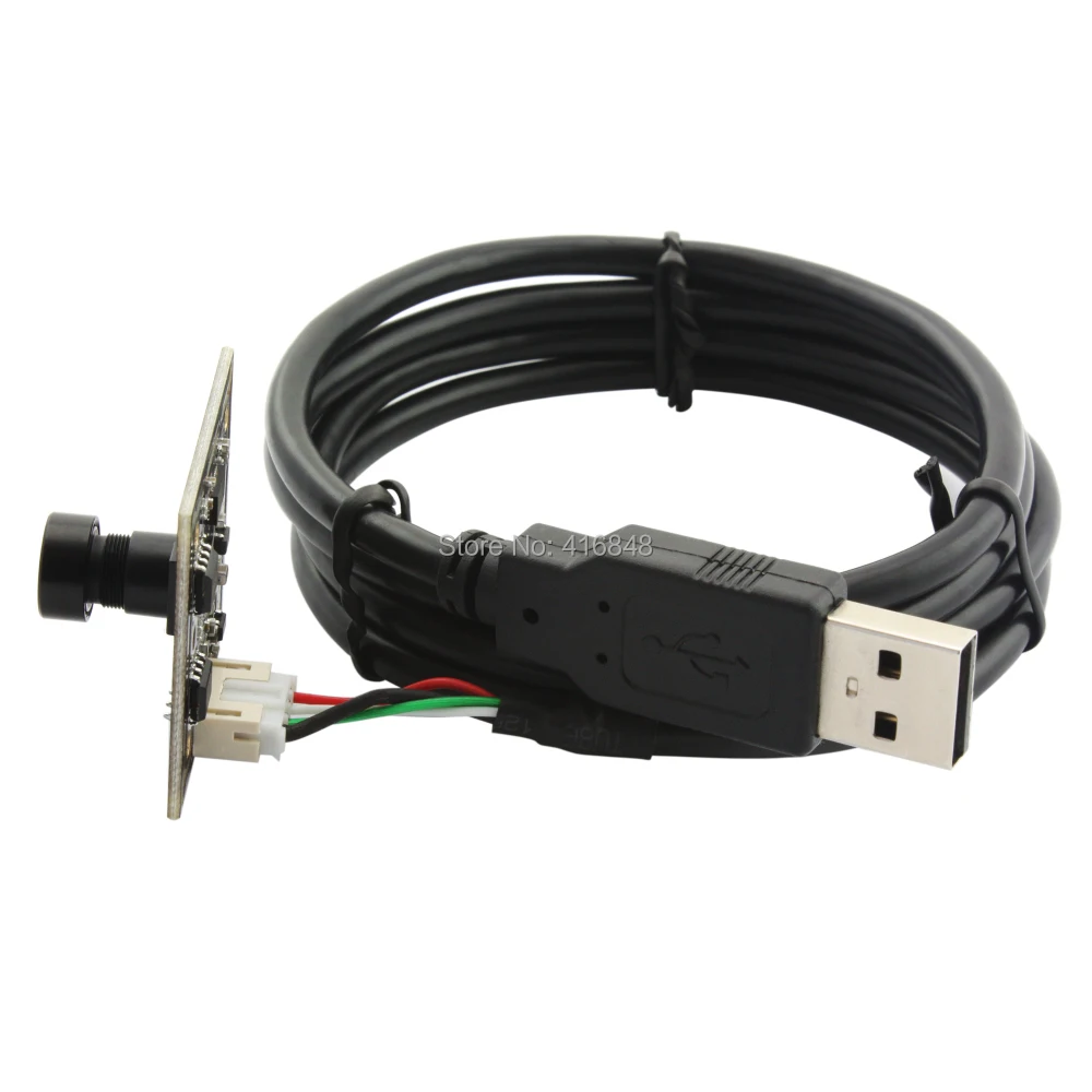 720P небольшой веб камера Модуль CMOS OV9712 1280X720 100 градусов Объектив PCB micro usb cctv
