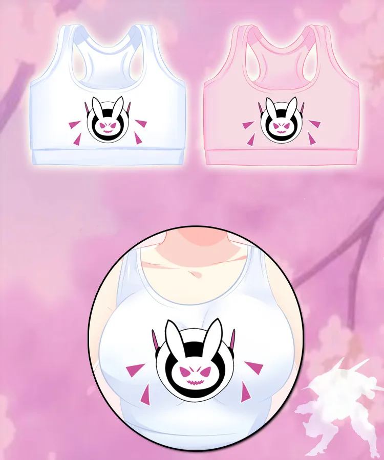 Костюм для косплея из игры OW D.VA 2019 костюм Hana Song Rabbit I Play to Win женский бюстгальтер