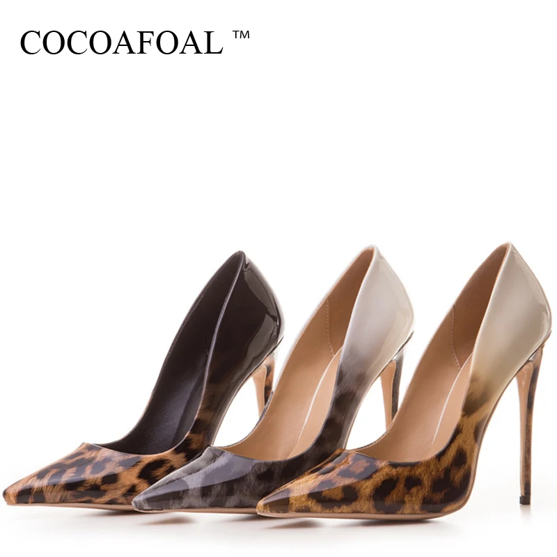 Туфли лодочки женские с леопардовым принтом 33 43 см|high heel shoes|heel shoesleopard pumps |