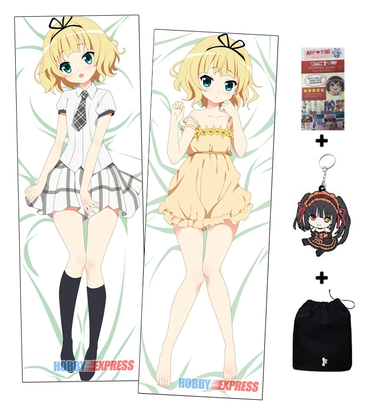 

Hobby Express Is The Order Rabbit Otaku Waifu Dakimakura Japanese Hugging Body Pillow Cover MGF-56039