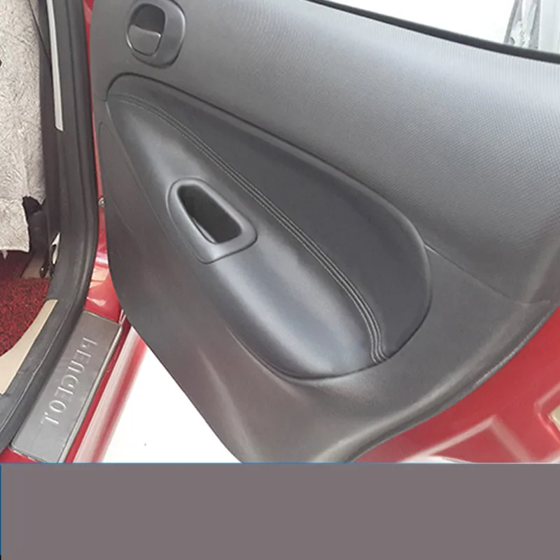 Кожаный защитный чехол с декоративной дверной панелью для Peugeot 206 207 /Citroen C2 Z2EA1026 4