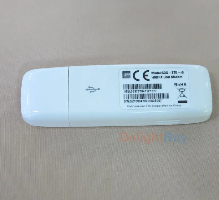 ZTE MF626 Unlocked HSDPA 7.2Mbps (C3G-ZTE-R0) 3G USB Modem and dongle Data Card | Компьютеры и офис