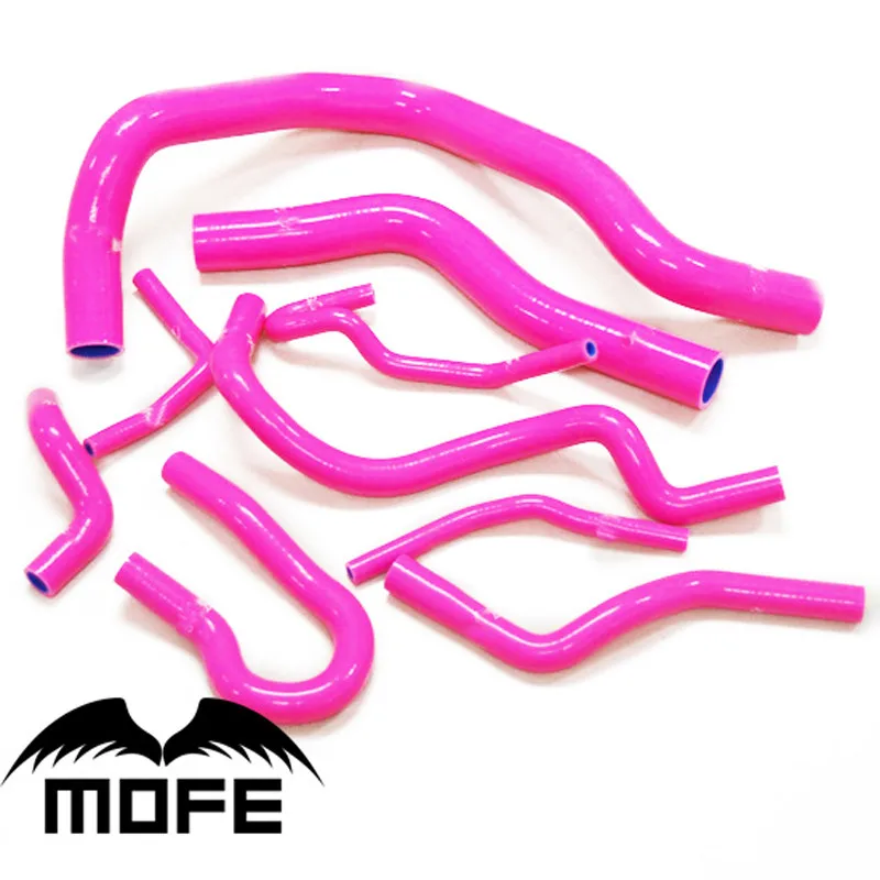 Комплект силиконовых шлангов радиатора Pinkl для Civic EK3 B16 B16A B16B 9 шт.|radiator hose kit|silicone