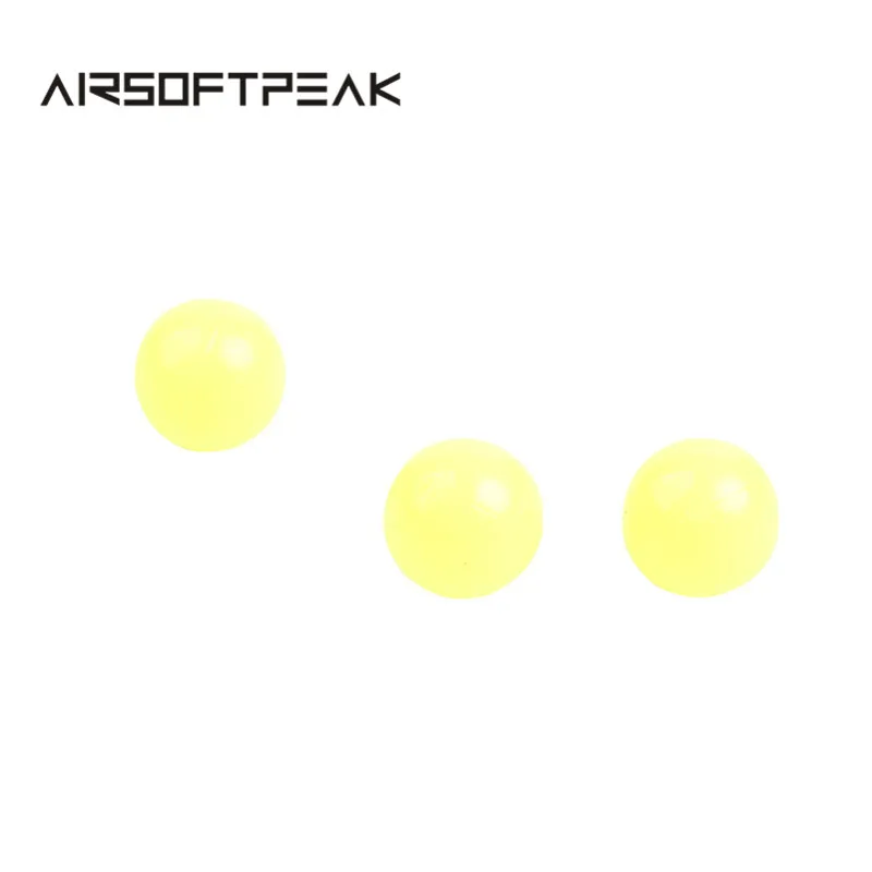 1000 шт./упак. Airsoft 0.12 г Strike BB шары Пейнтбол Съёмка Охота 6 мм strikeball винтовка пистолет удара мяч тактические Ббс желтый