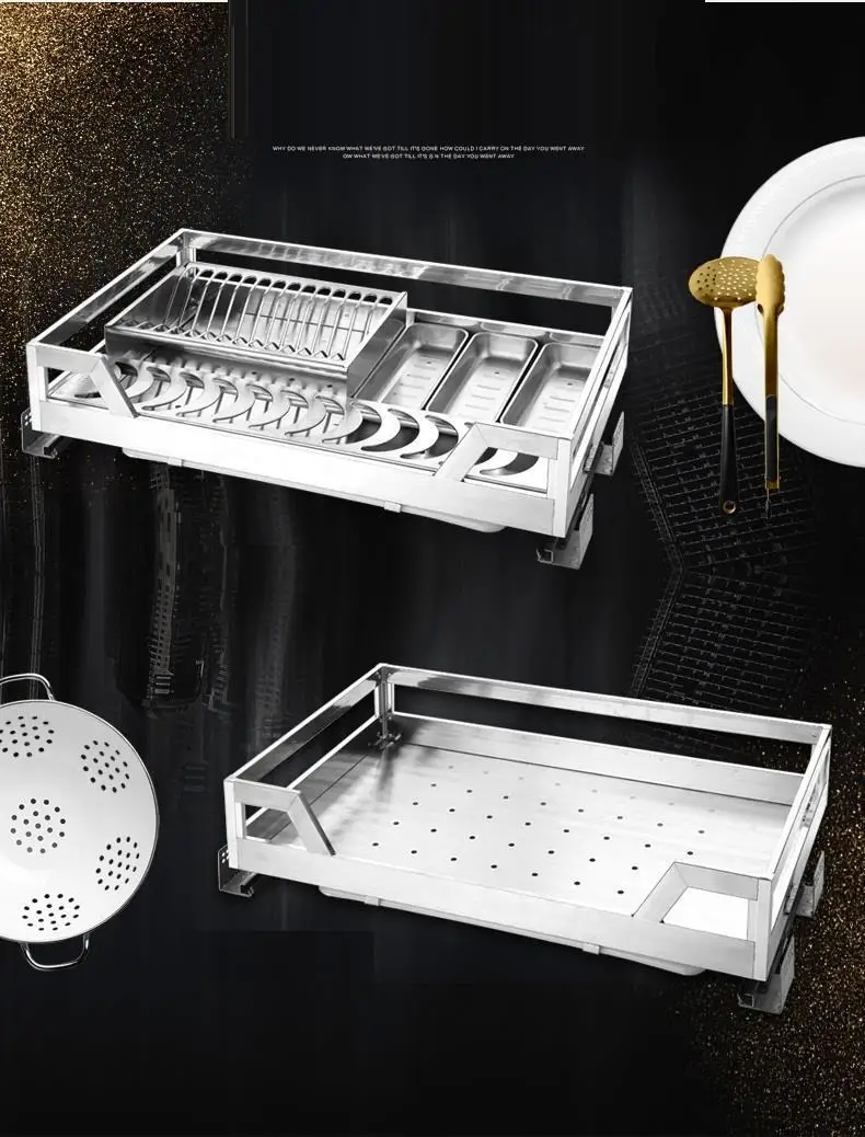 Органайзер и Armario De Despensa шкаф для хранения из нержавеющей стали Cozinha Cocina кухонный шкаф Cestas Para Organizar корзина
