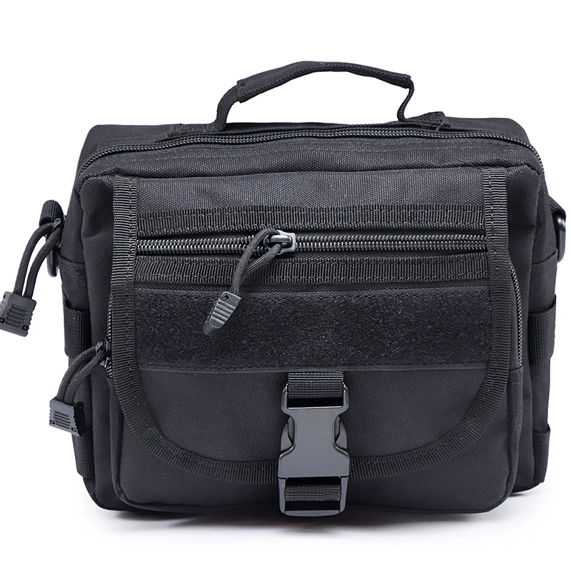 Тактическая сумка мессенджер Molle нейлоновая на одно плечо нагрудный ремень