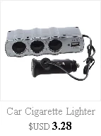 12V двойная USB розетка для автомобильного прикуривателя Зарядное устройство адаптер питания 60 см кабель предохранитель черный