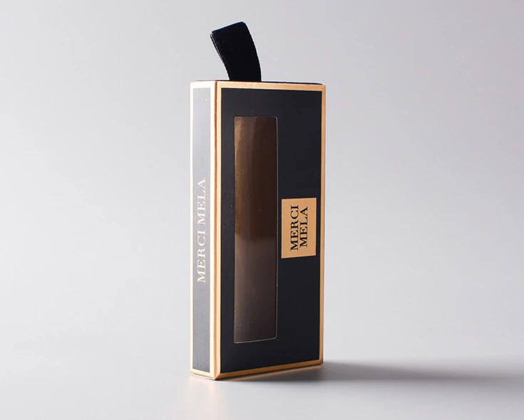 УФ защита глянцевая ламинация розовый блеск Заказная коробочка для ресниц