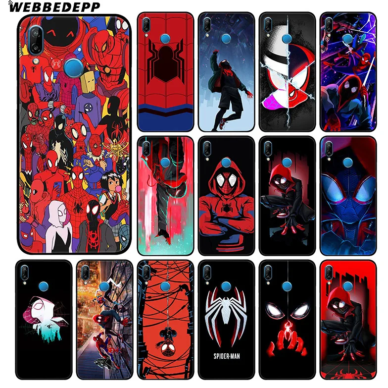 Мягкий чехол Человек-паук в стиле Паук для Huawei P30 P20 Pro P10 P9 Lite 2017 P Smart 2019 и Nova 3 3i Y9 |