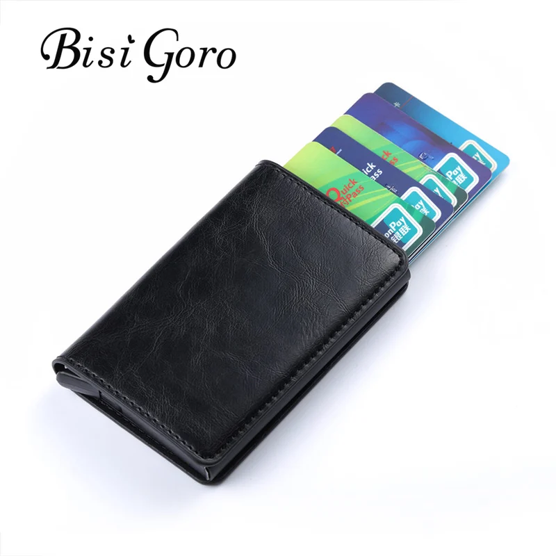 BISI GORO 2019 RFID держатель для кредитных карт одиночная коробка мужчин и женщин
