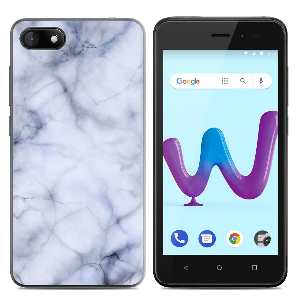 White Marble Принципиально Wiko Harry 2 чехол силиконовый чехол на заднюю панель телефона Wiko Sunny 3 чехол мягкий, симпатичный, из ТПУ Живопись чехол housse pour Wiko sunny 3 крышка - Цвет: White Marble