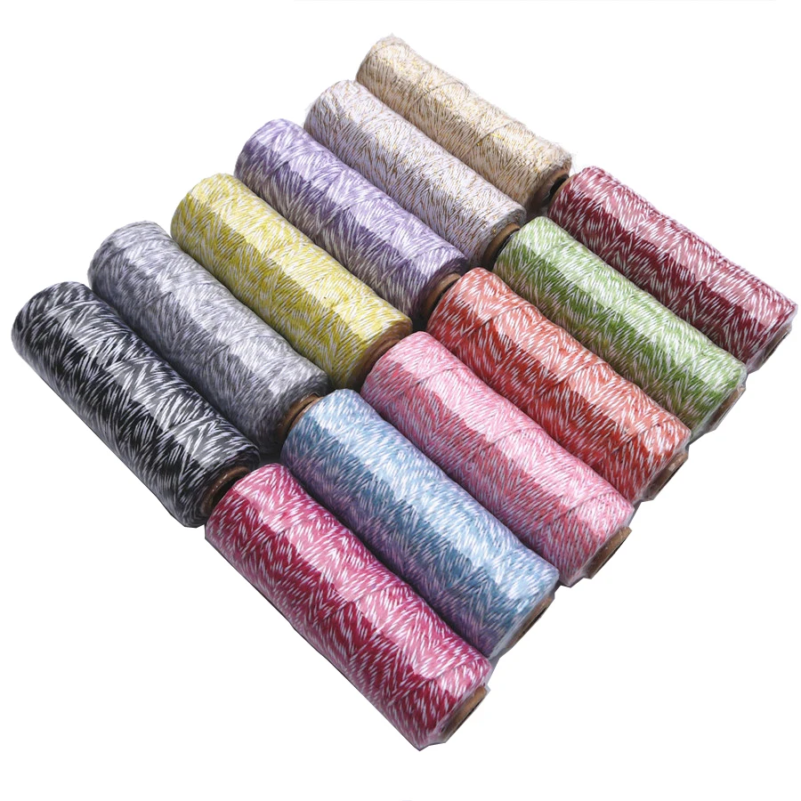 4 шт./партия тонкие хлопковые плетеные шпажки золотого серебряного красного