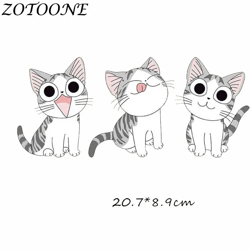 ZOTOONE DIY теплопередача милый мультфильм животных сочетание железа на патчи аппликация Детская одежда платье футболка куртка украшение - Цвет: 366