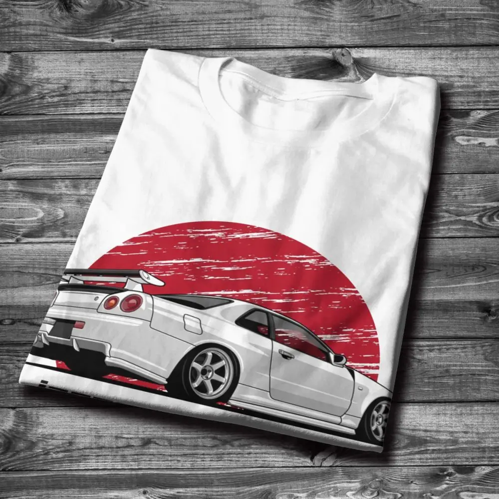 Футболка Japanese Legend Skyline GTR R34 мужская стильная футболка с круглым вырезом S-6XL