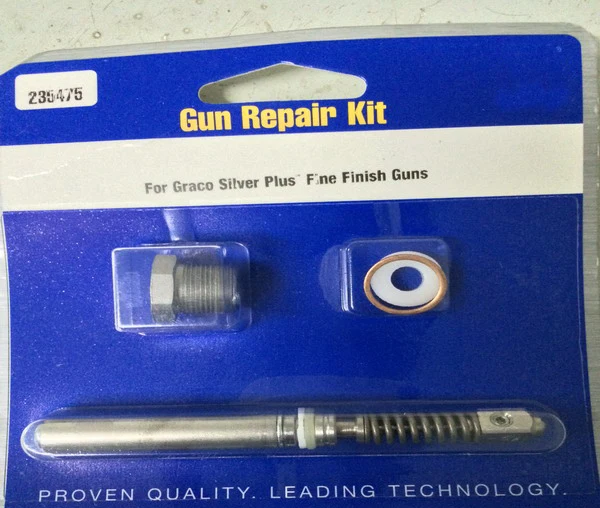 Enlarge Quality aftermarket kit Airless Spray Gun Repair Kit 235474 / 235475 Silver Plus Gun Flex Plus Gun Kit