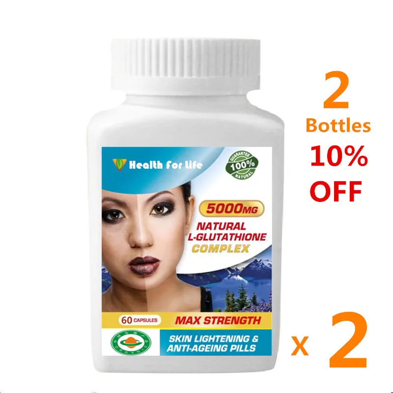 Glutathione Booster Complex 5000 mg натуральная кожа отбеливающий Осветляющий анти-старение