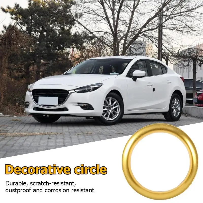 Двигатель автомобиля кнопка старт/стоп кольцо Накладка для Mazda 3 Axela CX 4 5 Renault Koleos