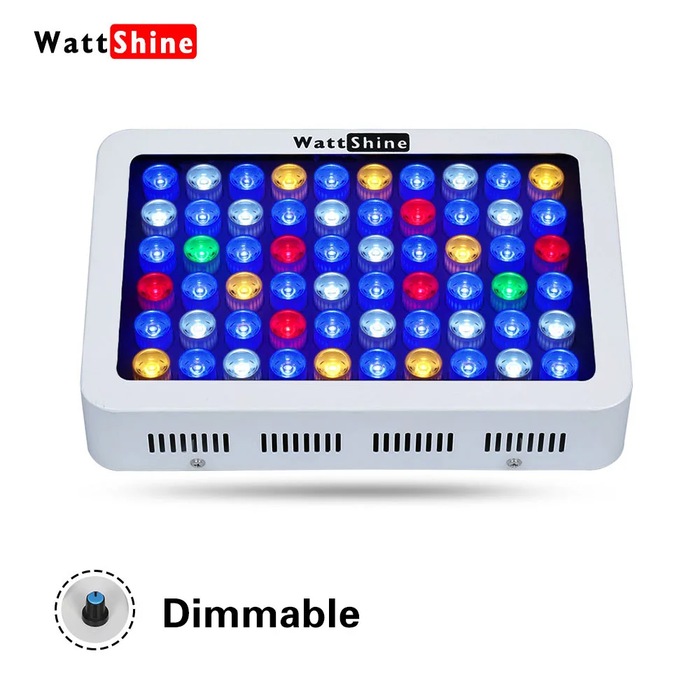 Dimmable 180 Вт полный светодио дный спектр светодиодный аквариумный свет для