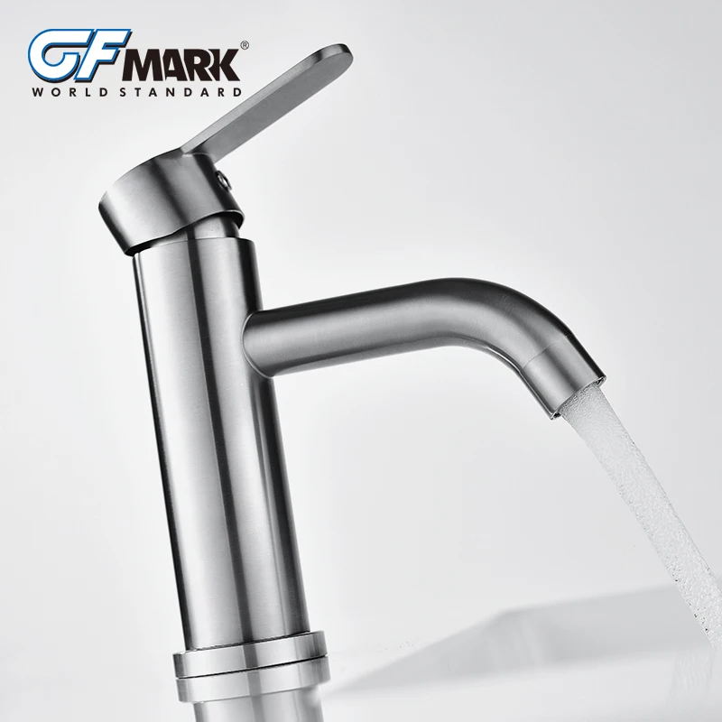 GFmark Матовый кран краны из нержавеющей стали современный модный смеситель для