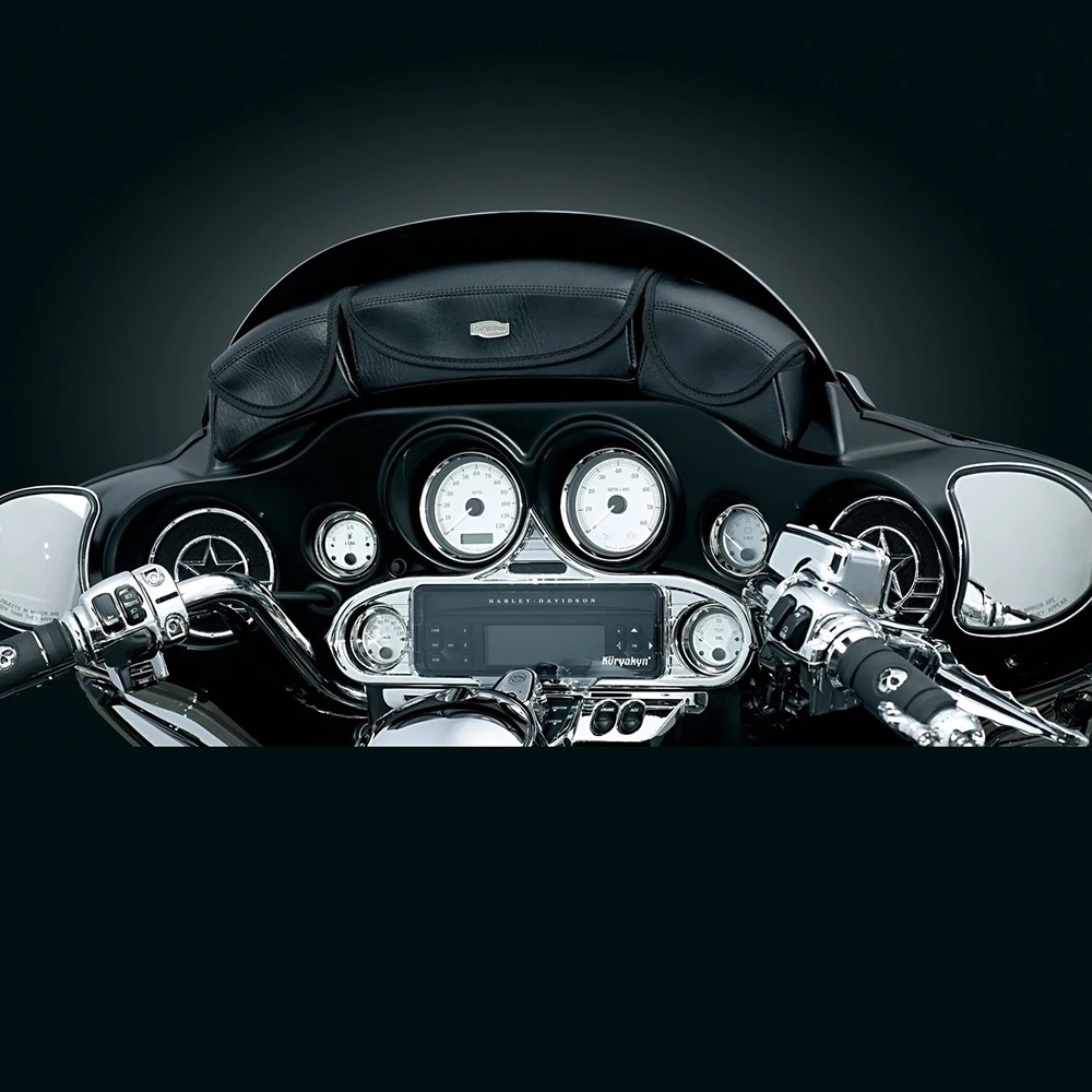 Сумка на лобовое стекло мотоцикла с 3 карманами чехол для Harley Davidson FLHX Street Glide Tri Elide
