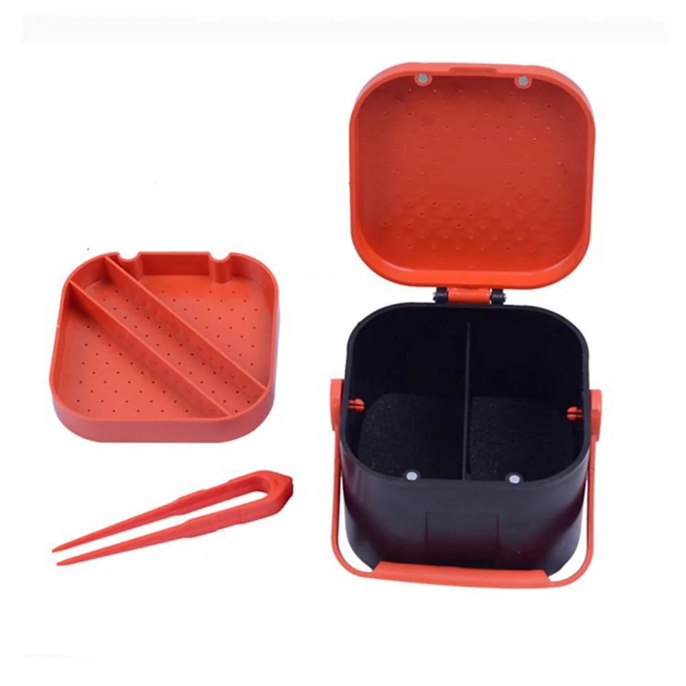 Коробка для дождевых червей рыболовные снасти аксессуары коробка красных