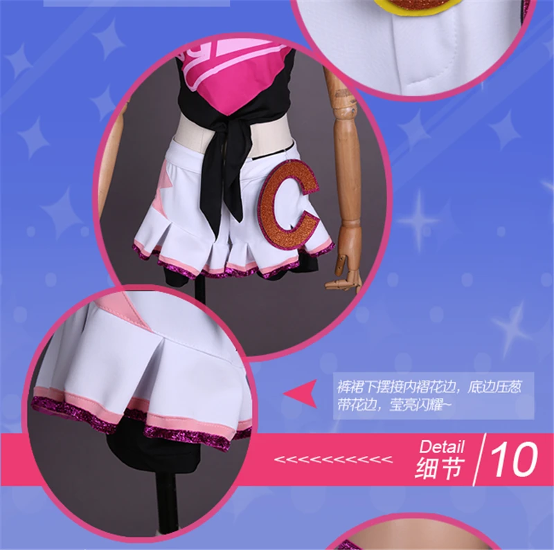 Японский Lovelive Солнечный свет чудо волна Aqours takami chika Косплей Костюм для танцев индивидуальный заказ платье для девочек
