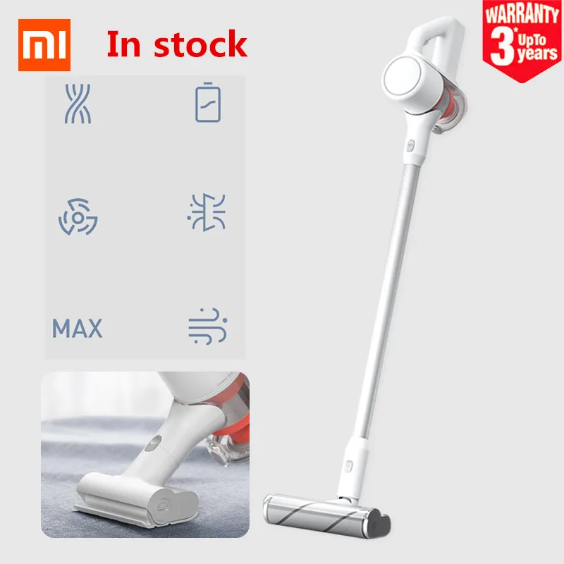Новейший Xiaomi Mijia пылесос ручной беспроводной пылесборник напольный домашний Автомобиль низкий уровень шума сильный всасывающий бытовой аспиратор