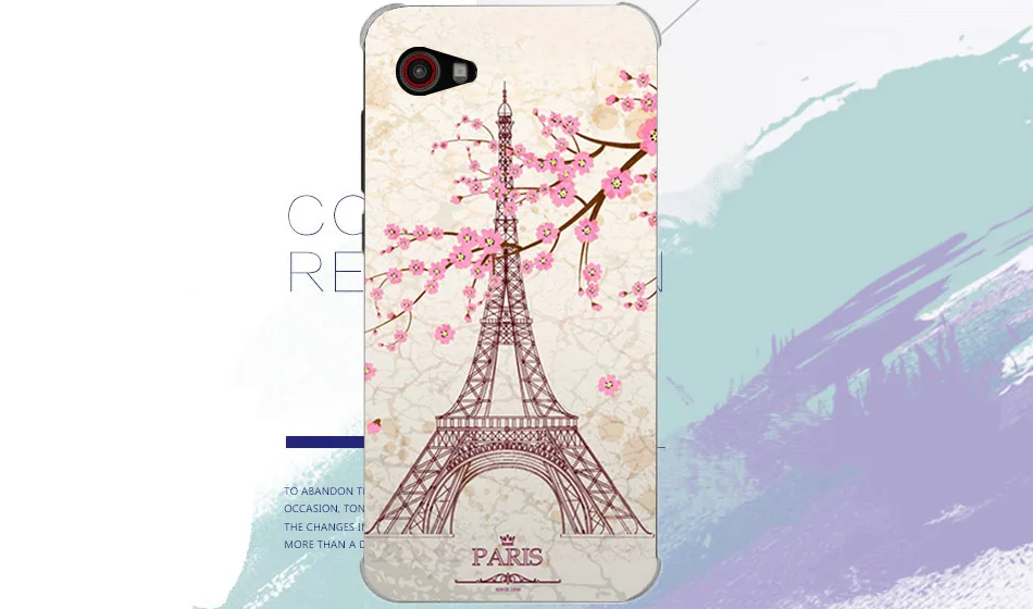 Мягкий чехол из ТПУ с рисунком оленя Эйфелевой башни Супермена цветов для Senseit A109