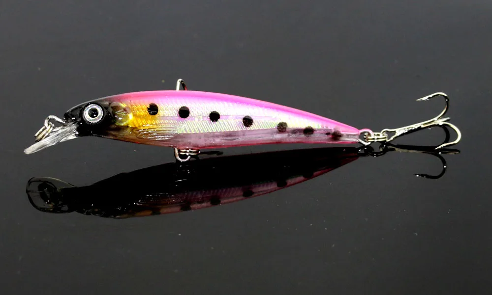 7 2 г 8 5 см Жесткая приманка гольян Swimbait Minnow рыболовная тройные Крючки Карп